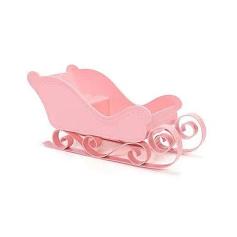 Mini Sled Ornament Candy Dish Santa Christmas Sleigh Decoration Table Centerpiece XmasSled Ornament Sleigh Basket