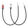 Speaker Wire Rca Female Plug Adapter Connector To Bare Wire Open End Audio Cable For Amplifier Audio Video Receiver Speakers
