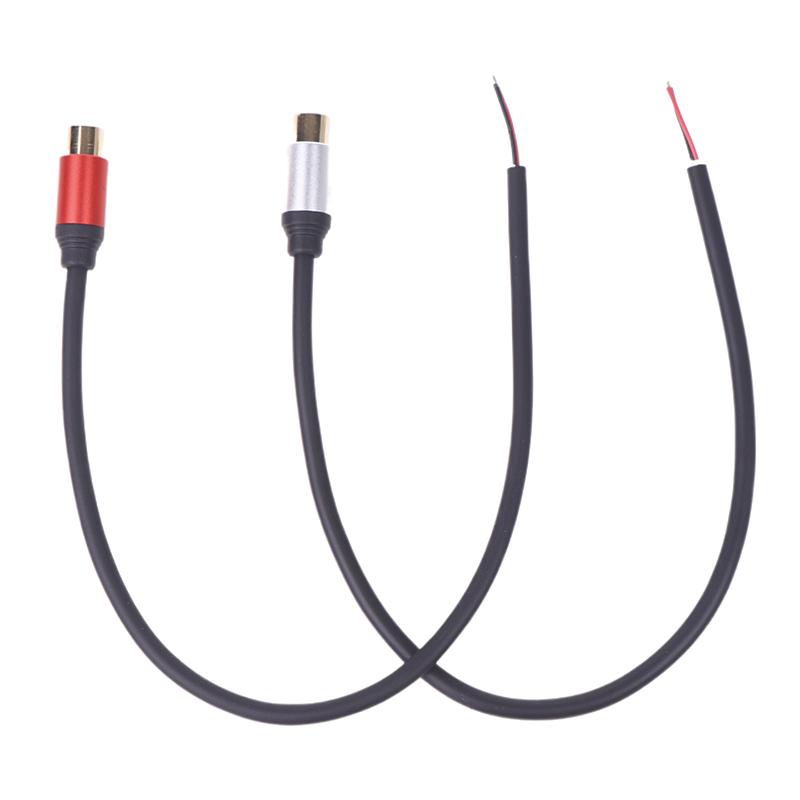 Speaker Wire Rca Female Plug Adapter Connector To Bare Wire Open End Audio Cable For Amplifier Audio Video Receiver Speakers