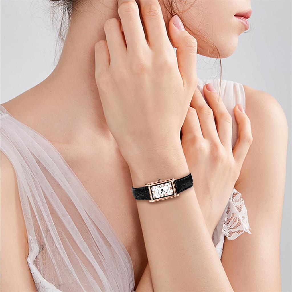 Watch with Leather Roman Analog Antique Quartz Fashion Perfect Gift for or Your Boyfriend Men's Strap, Numerals, Display, Style, Stylish, Waterproof,