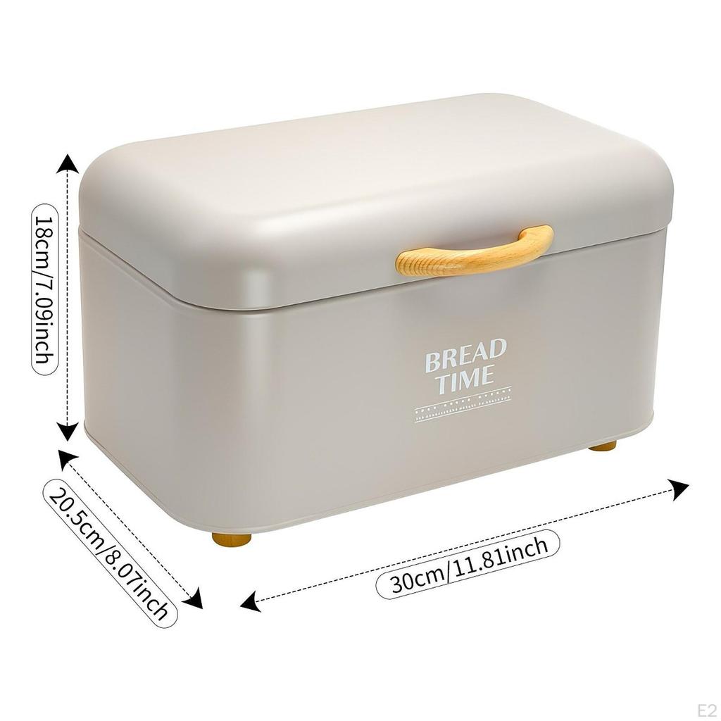 Bread Box Kitchen Counter Bin Practical Sturdy Large Capacity Storage Holder Container for