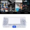 410PCs Self Tapping Screw Hardware Mixed Set Mini Power Tool Accessory Round Head M3  M4  M5