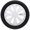 Ensemble D'enjoliveurs - 15 Pouces - RS-T Blanc