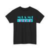 Miami Vice Unisex Grafik Schwarzes T-Shirt Baumwoll-Tee Größen S-3XL Retro TV-Fans Unisex T-Shirt