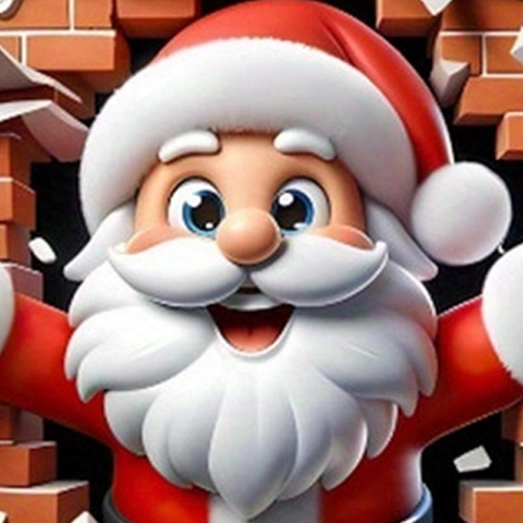 Santa Wall Decal Santa Claus Breaking The Wall Sticker Christmas Decorations Toilet Seat Lid Decals For Home Party Living Room