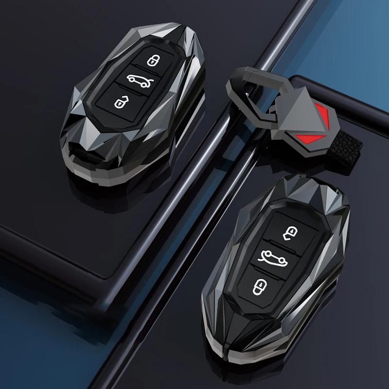 Hot Interior Mouldings Car Remote Key Case Cover Shell For Peugeot 308 408 508 2008 3008 4008 5008 Citroen C4 C4L C6 C3-XR Picas