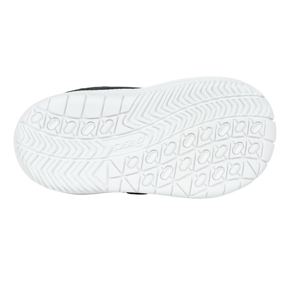 Baby shoes with one Mycel cm [Sukusuku] belt, Baby, Black/White 327, 15.0