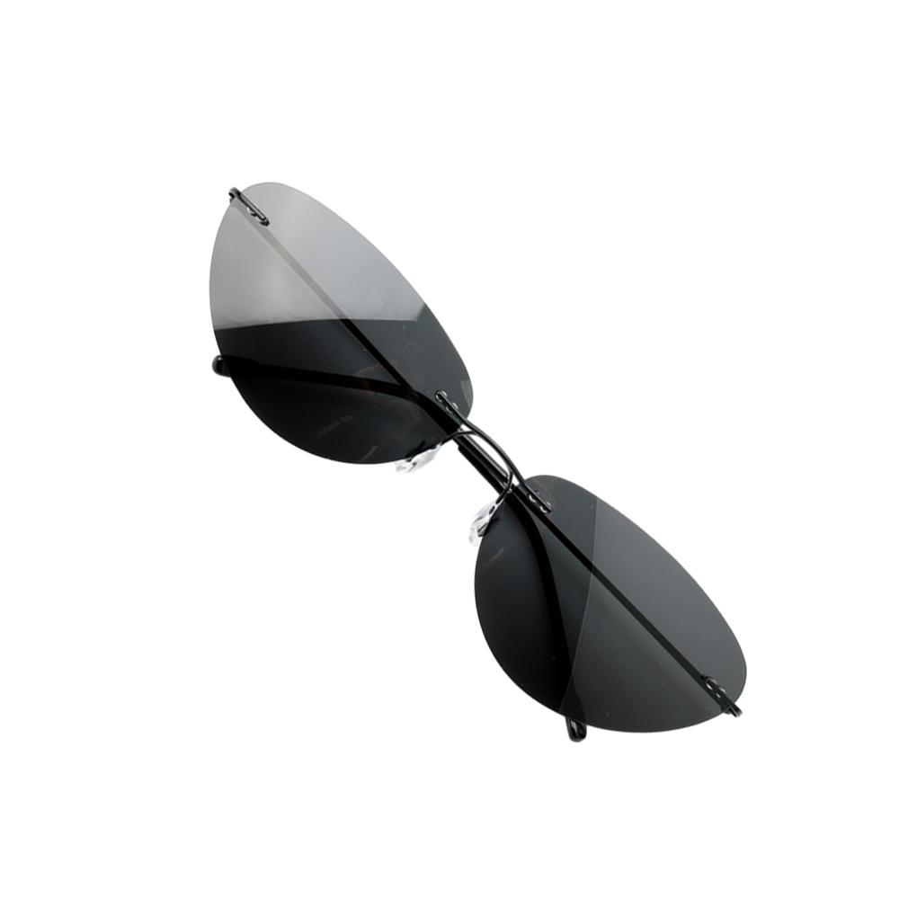 

Стильные солнцезащитные очки для вождения в стиле Матрица, поляризационные линзы, гибкая оправа для комфорта, суперлегкие чёрный