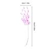 50pcs Artificial Acrylic Flower Branches Simulation Flower Stems For Diy Wedding Home Decor Arrangement Party Decoration Craft