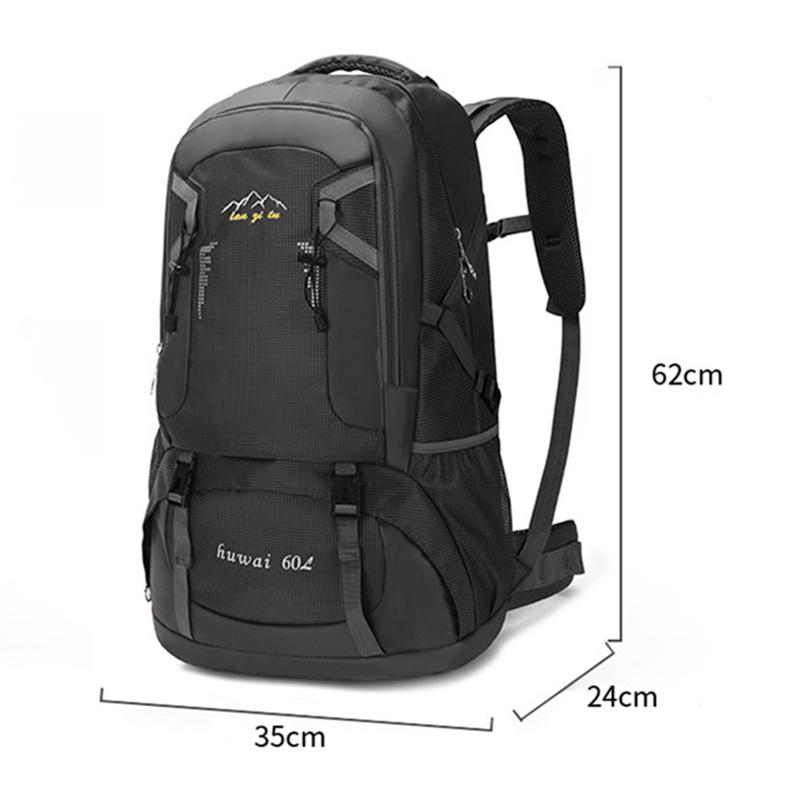 Camping Hiking Backpack Women Trekking Bag For Men 60L Capacity Outdoor Sports Bag Waterproof Climbing Backpack