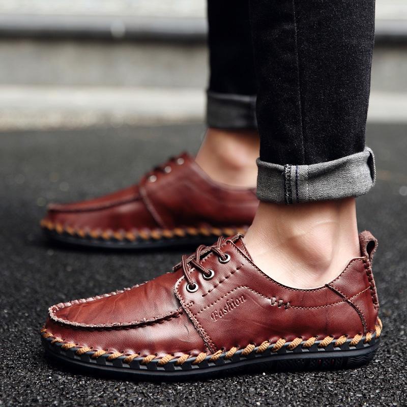 Men's Lace Up Leather Shoes Outdoor Shoes
