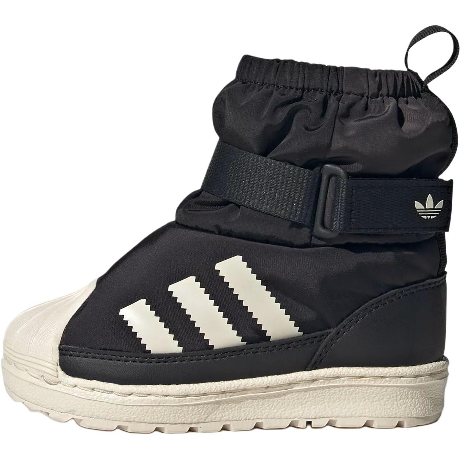 (TD) adidas Originals Superstar 360 Boots Core Black Wonder White Baby JQ7951 EU 24