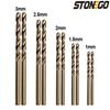 50pcs M35 Cobalt Steel Twist Drill Bits Set HSS High Speed Steel Heat Resistant Straight Shank Durable Drilling Tools