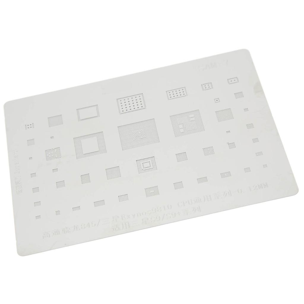 Phone Tin Reballing Stencil Accurate Positioning CPU Tin Planting Template for Samsung S9 Series