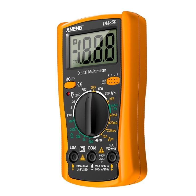 A-neng Dm850 Automotive Multimeter Rms Multimeter Voltage for Smart Voltmeter Pliers Amper Capacimeter Electric Tools