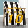 Juventus Customize Your Name Blanket Multi-purpose Customizable Blanket Comfortable Throw For Office Chair Livingroom Living Room Couch