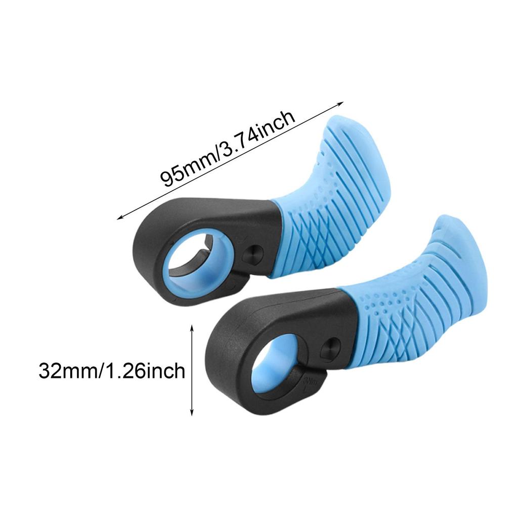 Handlebar Thumb Rest Ergonomic Bar Ends AntiSlip Inner End Support with TPE Layer for