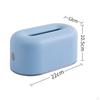 Elegant Plastic Tissue Box Holder for Bathroom Vanity Decor