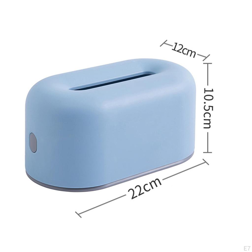 Elegant Plastic Tissue Box Holder for Bathroom Vanity Decor