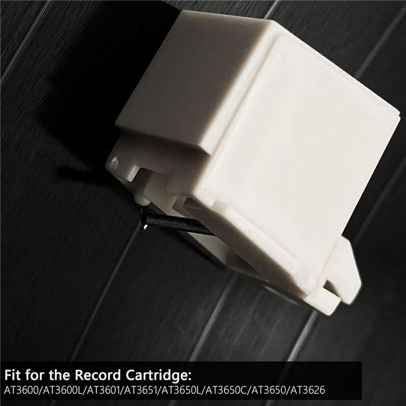 ABKS-2X ATN3600L Conical Record Player Needle Replacement For Audio-Technica AT-LP60 AT-LP60USB Turntable Stylus With Cover