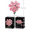 Romantic Bouquet Building Blocks Assembly Gifts Preserved Flower Set Floral Ornament Moc Model For Girls/Lover/Mom Holiday Gifts