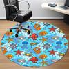 1pc Oceanic Creatures Chair Carpet for Office, Non-slip, Soft and Durable Office Rug, Perfect for Office yy251227135