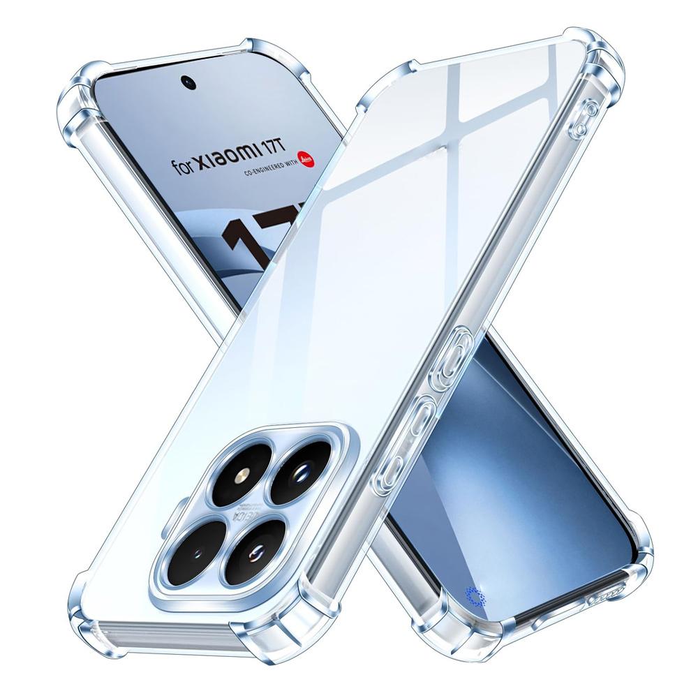 For Xiaomi 17T Case Transparent Shockproof Cover Xiaomi17T Pro Mi 17 T 17TPro Xiaomi17TPro 5G Camera Protection Fundas TPU Shell