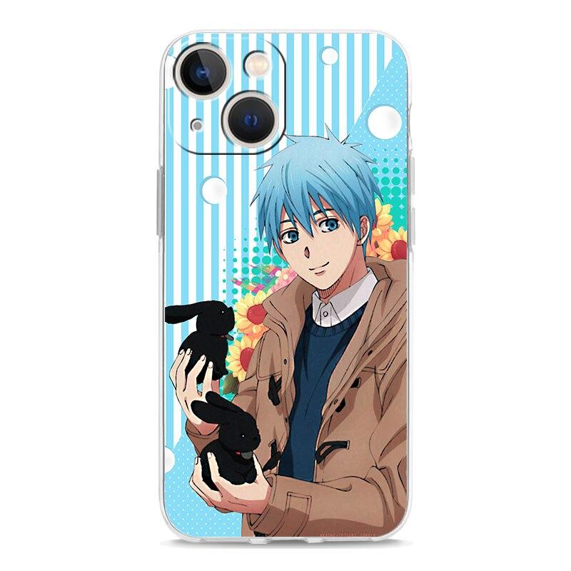 

Аніме чохол для телефону Kuroko no Basuke для iPhone 14 13 11 12 Pro Max X XR XS 7 8 Plus SE Прозора м’яка силіконова накладка TPU Coque iPhone 13