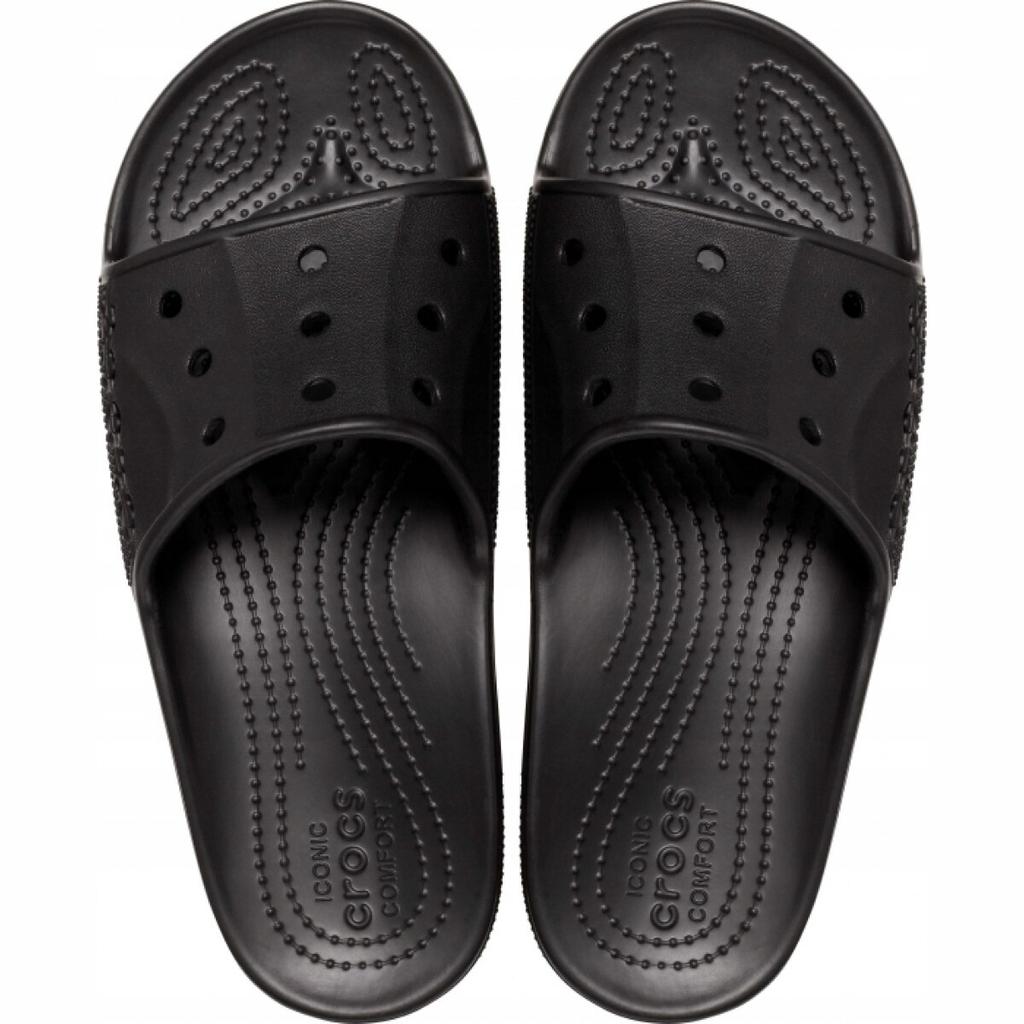 Women's Slides Crocs Baya II Slide, Thick Sole Anti-Slip, Outdoor Home, Black