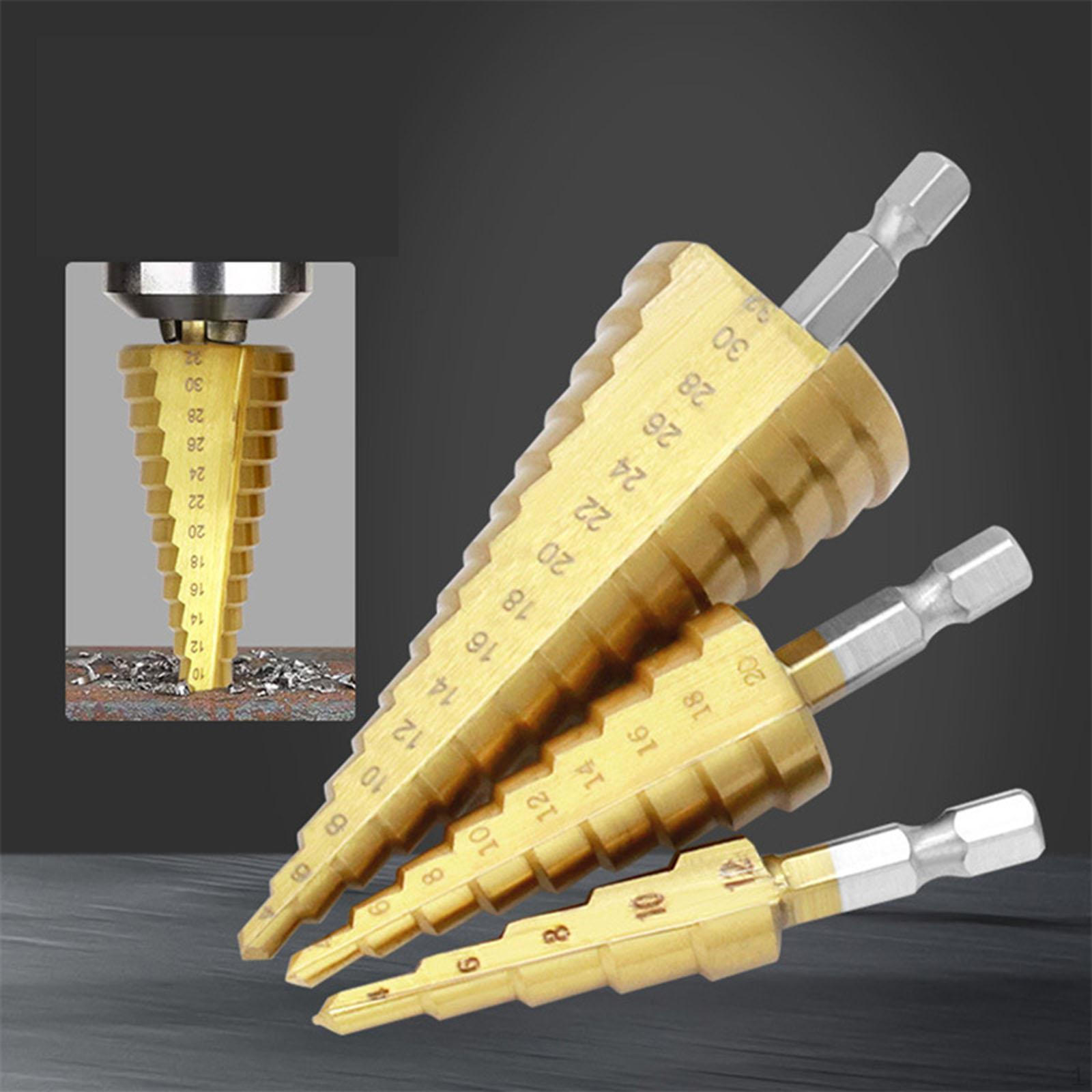 

Набор ступенчатых сверл для улучшенной обработки дерева Triangular Handle