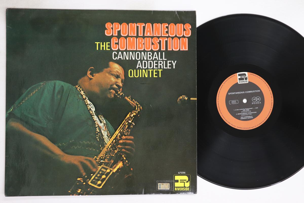 

LP Record CANNONBALL ADDERLEY - Spontaneous Combustion 673016 RIVERSIDE Germany Jazz Used