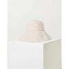 Daks Beige Check Contrast Linen Floppy Hat Dbhe2e121