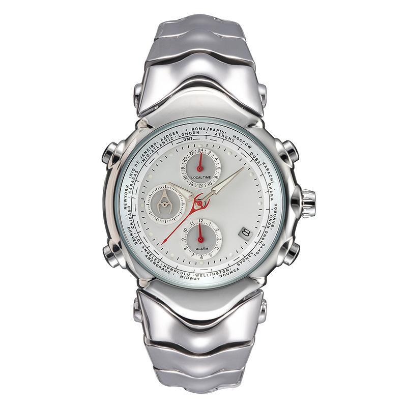 Multifunctional Alien classic Y2k Quartz Watch Mens Six Needles Dial Unique Creative Special Hot Shape Fashion Men Watch Clock