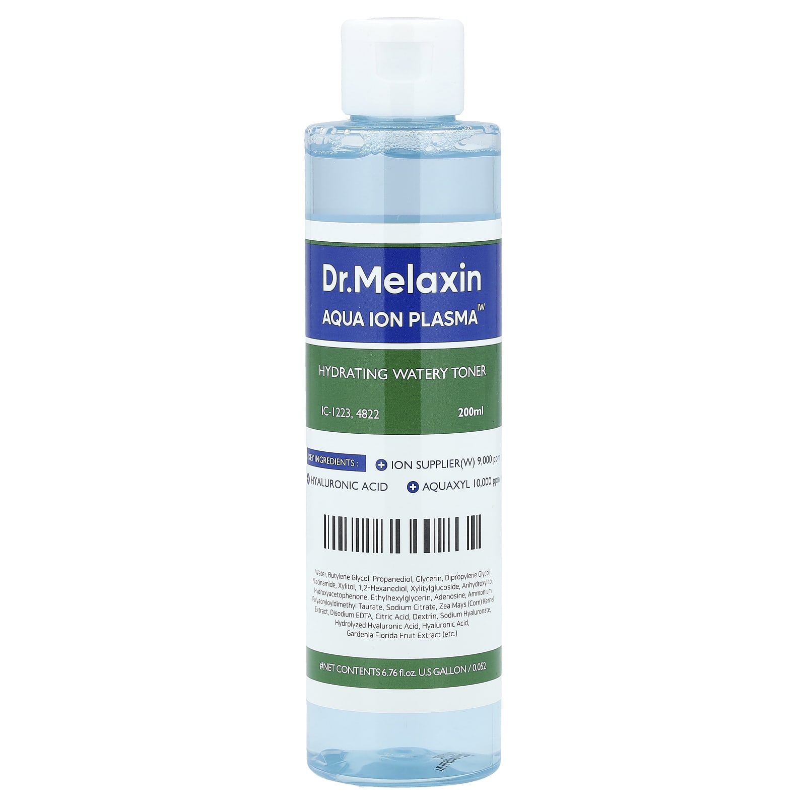 

Dr.Melaxin Aqua Ion Plasma, Увлажняющий водянистый тонер, 200 мл(6,76 жидких унций)
