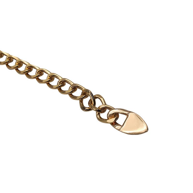 "Unisex Hip-Hop Metal Waist Chain: Trendy Fashion Accessory for Jeans, Dresses, and Pants"