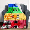 Monster Parade Flannel Blanket Throw Blanket Soft Warm Sofa Bed Camping Car Home Decor Unique Christmas Gift C930701