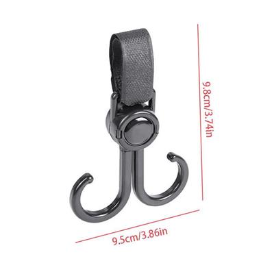 1/2/3/4/5PCS Rotatable Baby Stroller Double Hook Multifunctional Baby Stroller Hanging Hooks Bicycle Electric Motorcycle Hooking
