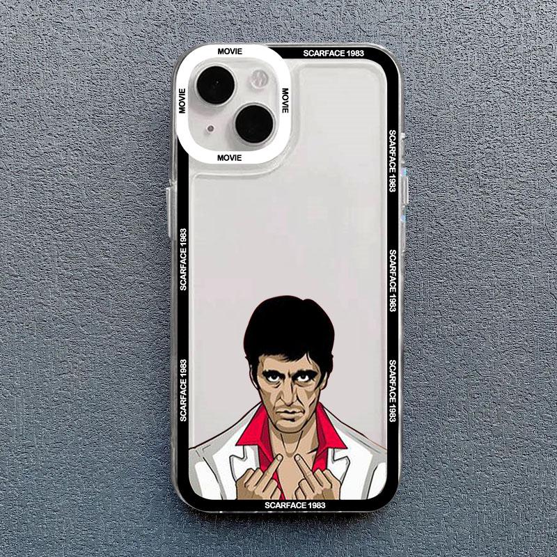 Classic Film S-Scarface Phone Case For iPhone 17 16 15 11 12 14 13 Pro Max Mini X XS XR 7 Plus 16E Air Shockproof Cover Fundas