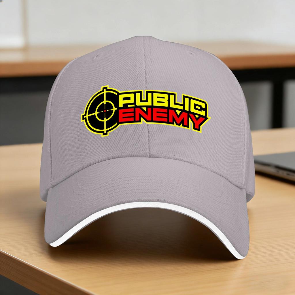 US Rap Team Public Enemy Sun Baseball Cap Summer Casual Trucker Hat For Unisex Outdoor Sports Baseball Caps