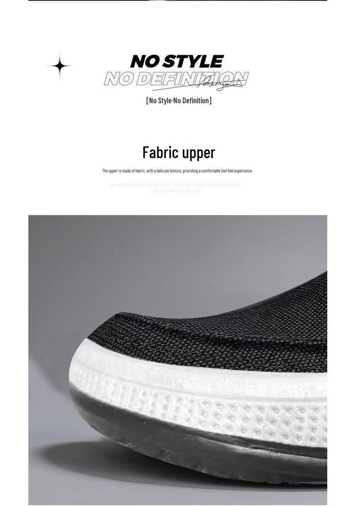 Men's Slip-On Canvas Shoes: Breathable Summer Casual Footwear