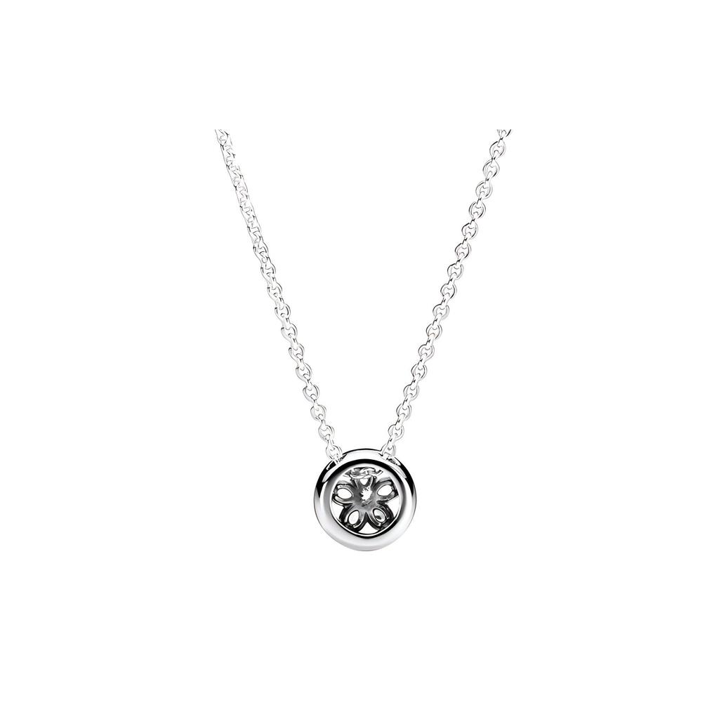 Pandora Shining Snowflake Collarbone Necklace Women Necklaces 399230C01