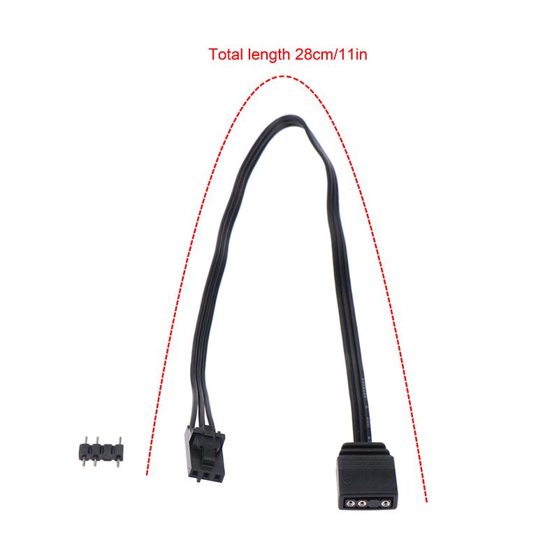 Adapter Cable For Corsair Rgb To Standard Argb 4Pin 3Pin Adapter Connector Pirate Ship Controller Adapter Line Ql Ll120 Icue
