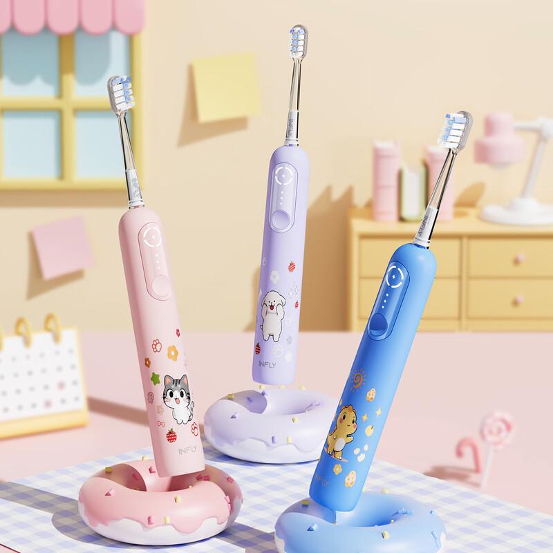 Infly T20Kids Smart Voice Children s Electric Toothbrush