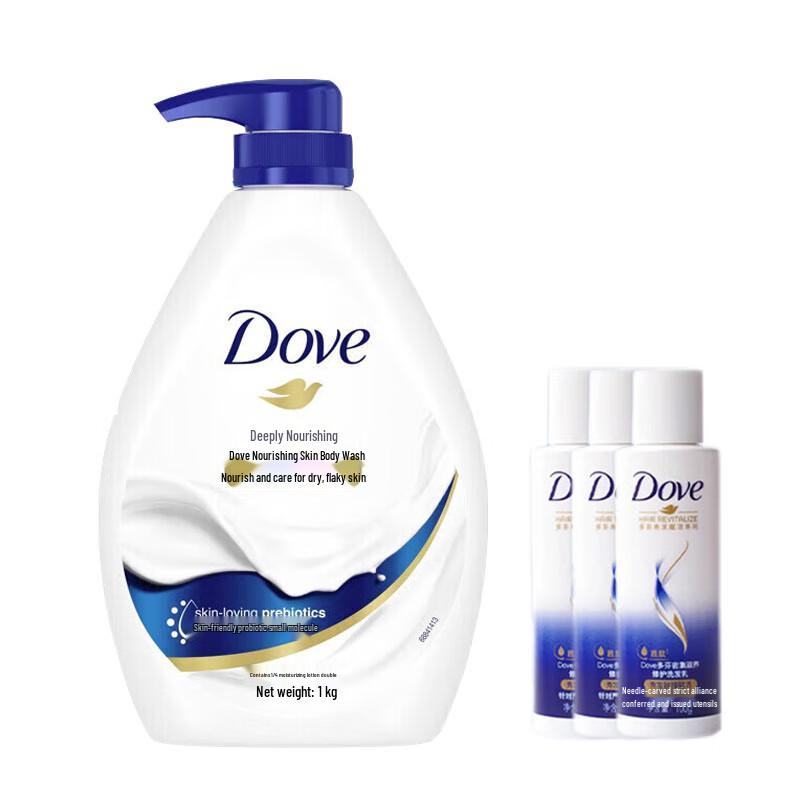 

Dove Deeply Nourishing Body Wash & Shampoo Set