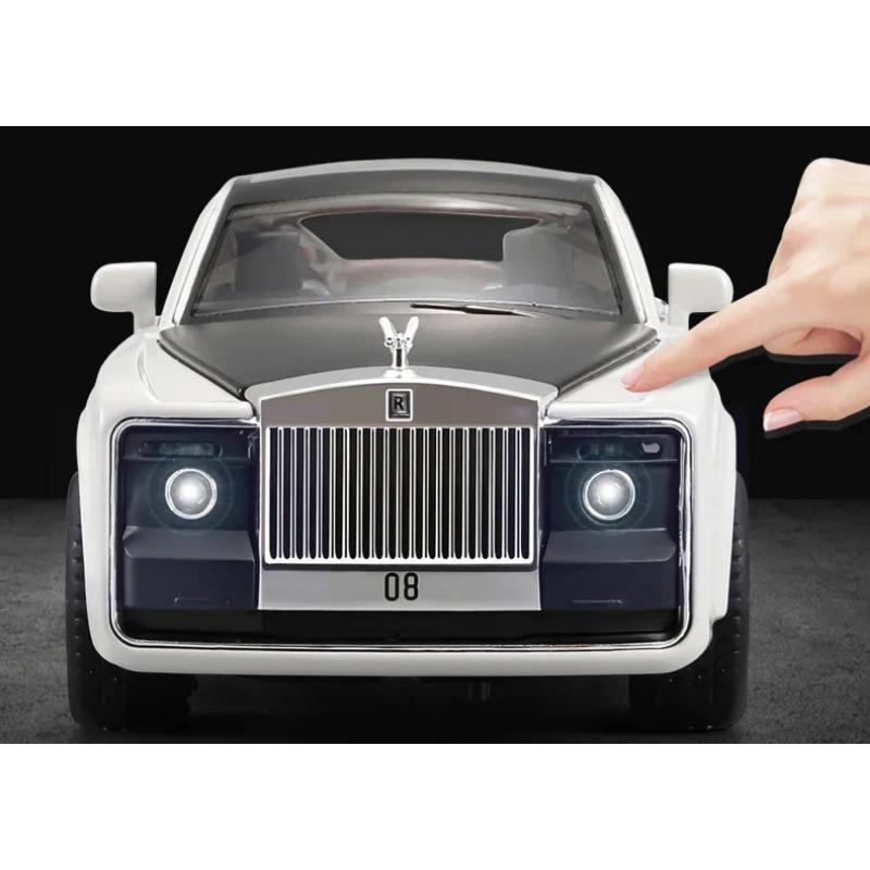 1/24 Rolls Royce Huiying Phantom Alloy Diecast Car Model Metal Toy Car Model Simulation Out of Print Collections Kids Gift A251