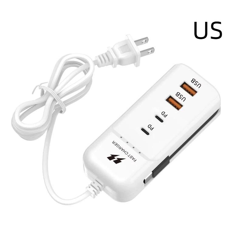 Usb Charger Pd Type C Fast Charge Quick Chargers Multiport Usb Hub Adapter Mobile Phone Eu Us Plug Usb Type C Quick Charger
