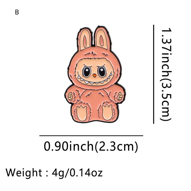 

Милые эмалевые значки монстров Мультяшные аниме Джинн Значок на рюкзак Лацкан Брошь Ювелирные изделия Подарки друзьям