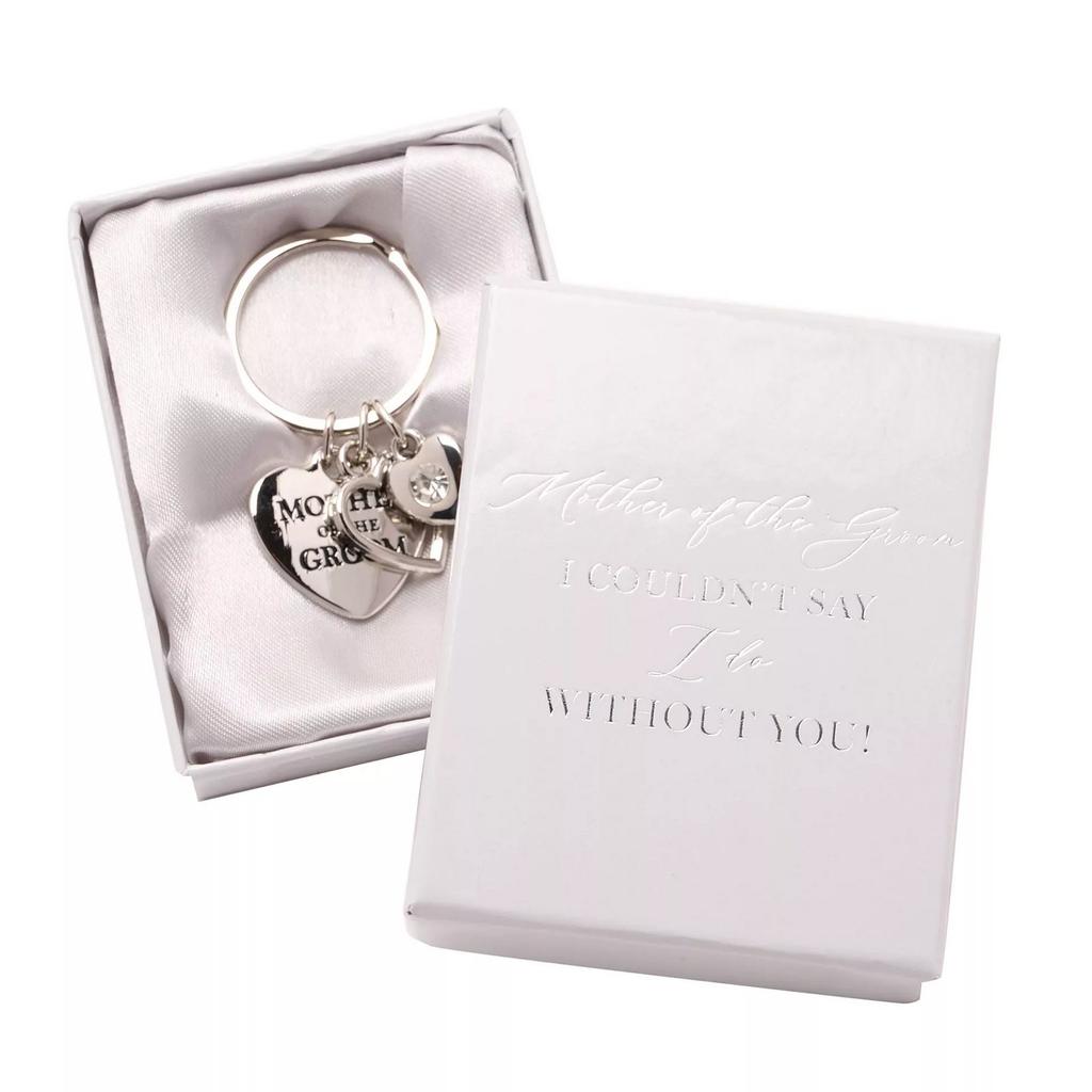 Amore Mother Of The Groom Charm Keyring