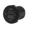 10-60V LED Digital Dual Voltmeter for Car Motocycle Voltage Meter Volt Detector