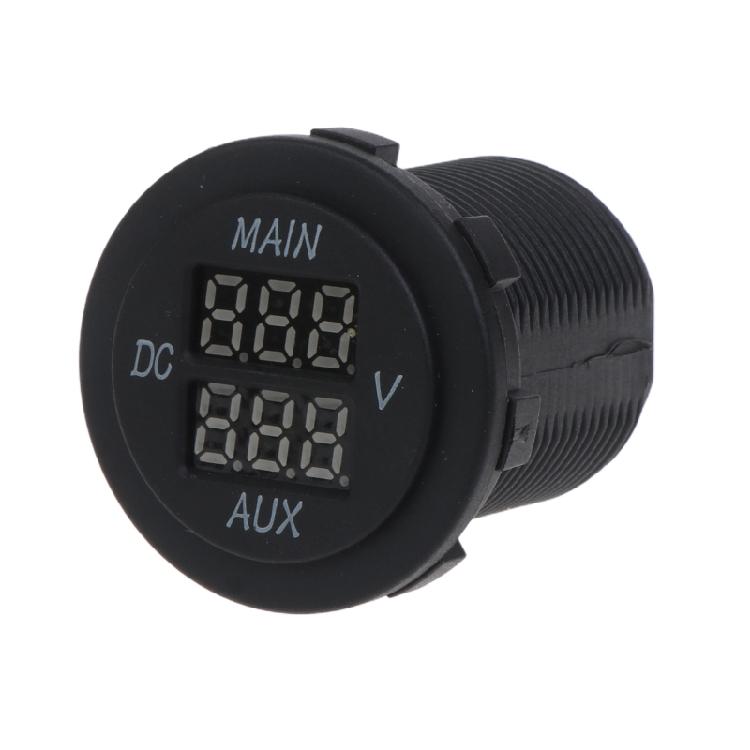 10-60V LED Digital Dual Voltmeter for Car Motocycle Voltage Meter Volt Detector